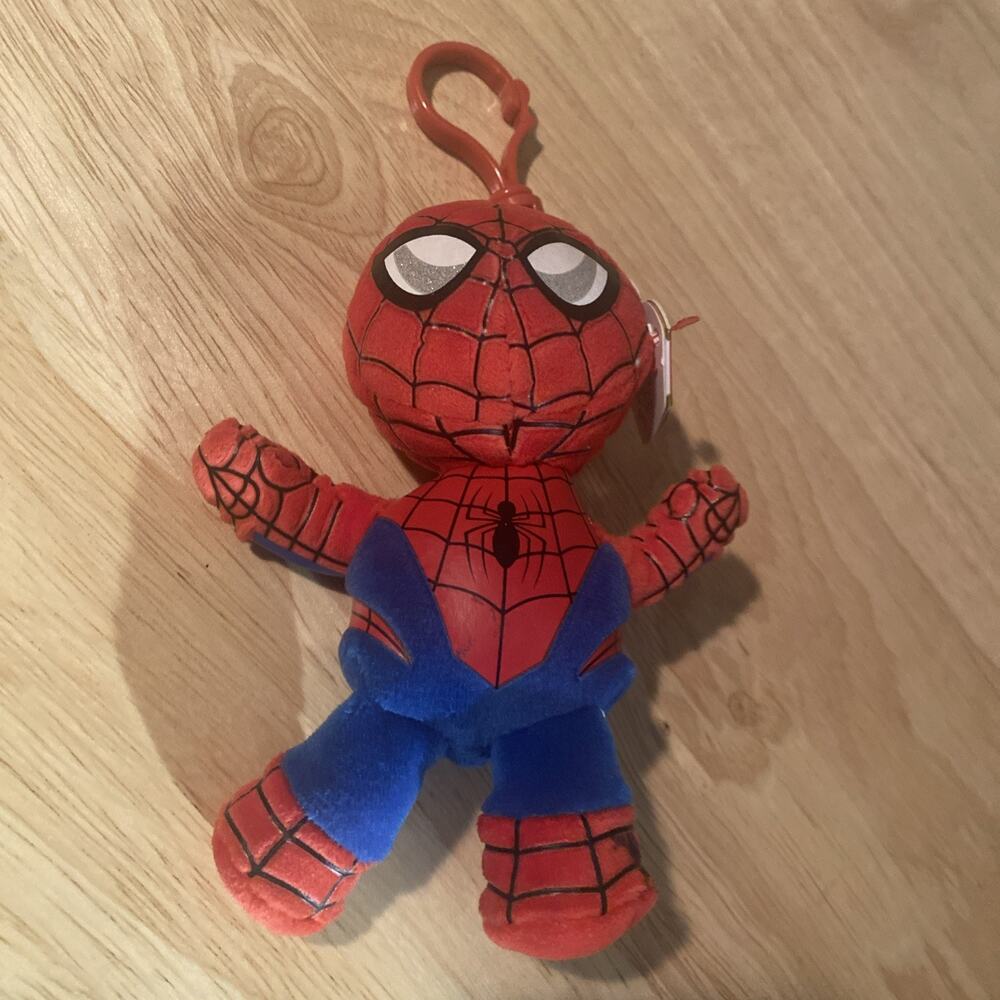 Ty Spider-Man Marvel Plush Keychain 2023 New With Tags